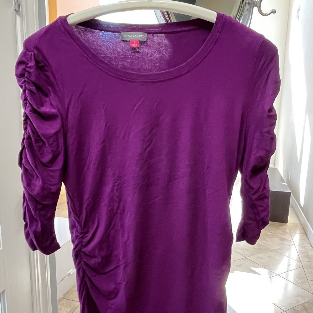 Vince Camuto Ruche Tee
